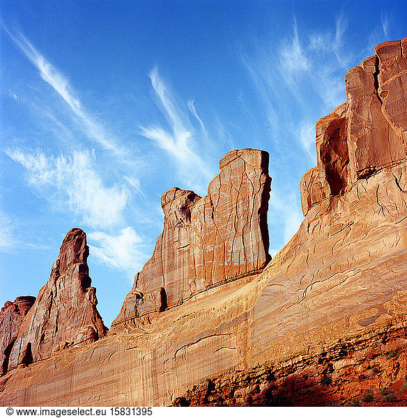 Park Avenue  Arches NP Moab Utah USA Mittelformat-Film Foto