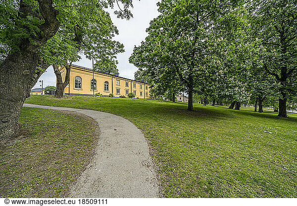 Park outside Moderna Museet  Skeppsholmen island  Stockholm