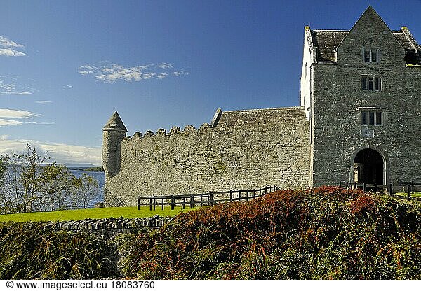Parke's Castle  Lough Gill  Fivemile Bourne  Dromahair  Grafschaft Leitrim  Leitrim Castle  Irland  Europa