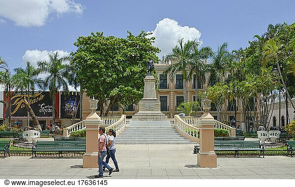 Parque Hidalgo  Merida  Yucatan  Mexiko  Mittelamerika
