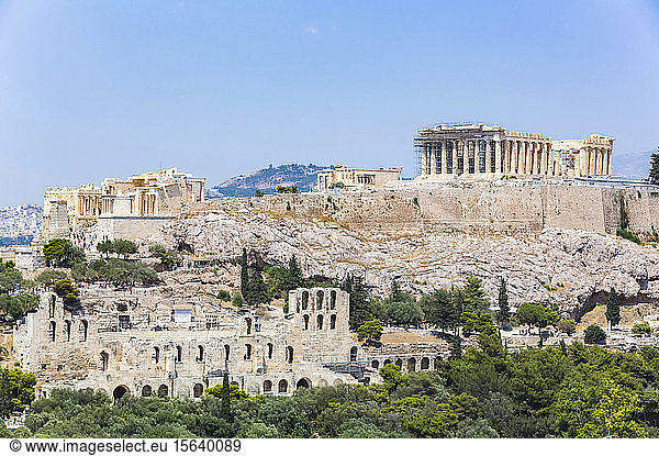 Parthenon  Akropolis; Athen  Griechenland