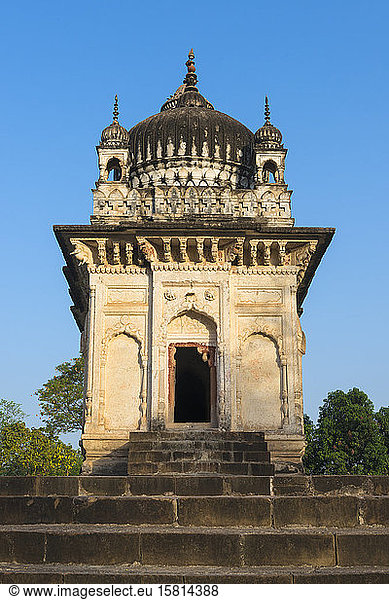 Parvati-Tempel mit architektonischen Elementen dreier Religionen  Islam  Buddhismus und Hinduismus  Khajuraho Group of Monuments  UNESCO-Weltkulturerbe  Bundesstaat Madhya Pradesh  Indien  Asien