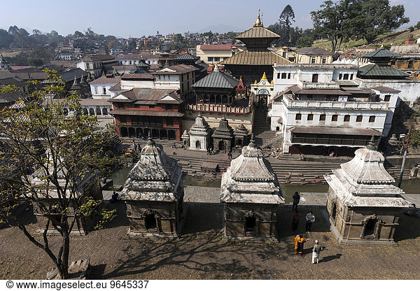 Pashupatinath-Tempel Pashupatinath Kathmandu UNESCO Weltkulturerbe Nepal Asien