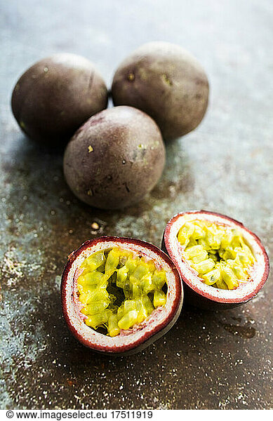 Passion fruits  chopped