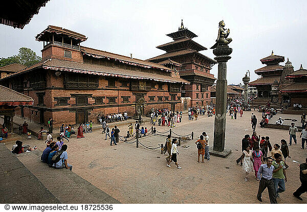 Patan Museum at Patan Durbar Square. Patan  Nepal.