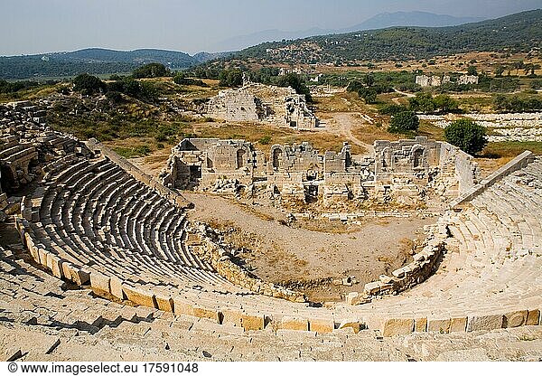 Patara  Amphitheater  Lykien  Türkei  Asien