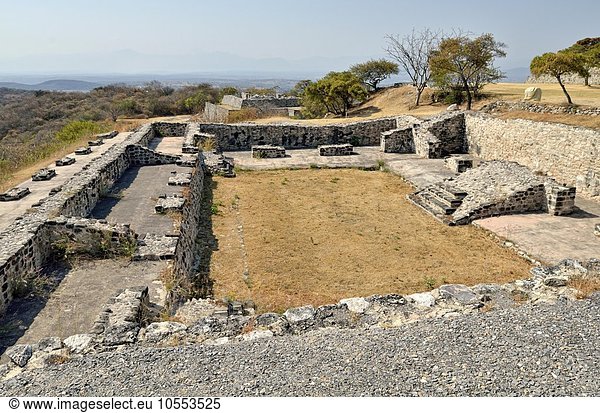 Patio Hundido,  Ruinenstätte Xochicalco,  Cuernavaca,  Bundesstaat Morelos,  Mexiko,  Nordamerika