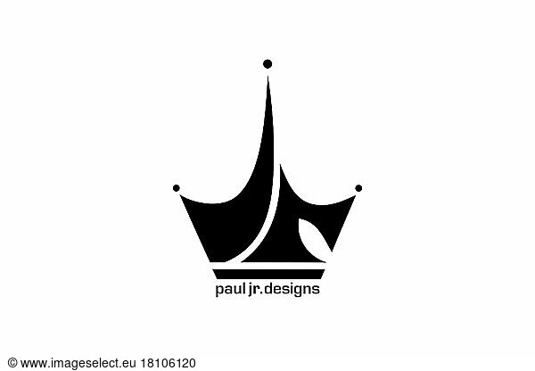 Paul Jr. Designs  Logo  White Background