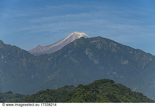Peak of Pico de Orizaba volcano