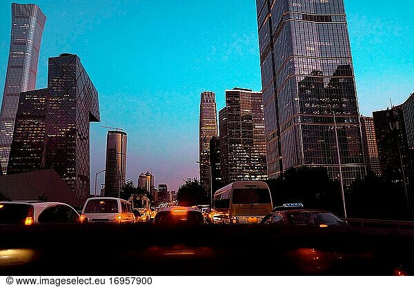 Peking internationaler Handel Transport der Nacht
