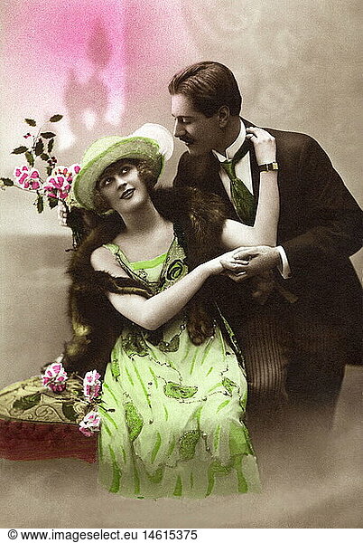 people  couples  love couple  Belgium  1923