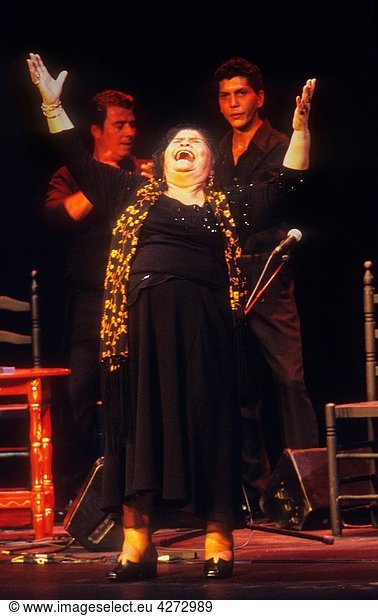 Pepa de Benito Flamenco Singer Lope de Vega theatre Seville  Andalusia  Spain