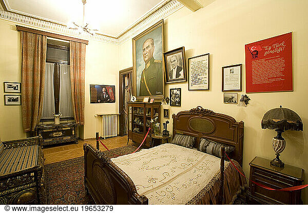 Pera Palas Hotel  Istanbul  Turkey. Ataturk's room