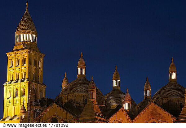 Perigueux  Kathedrale Saint Front  UNESCO-Weltkulturerbe  Perigord Blanc  Dordogne  Aquitaine  Frankreich  Europa