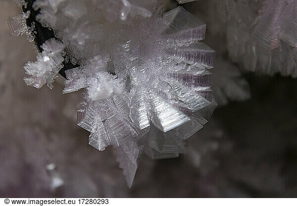 Permafrost ice crystals