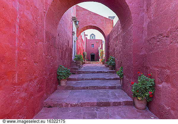 Peru  Arequipa  Kloster Santa Catalina  Gasse