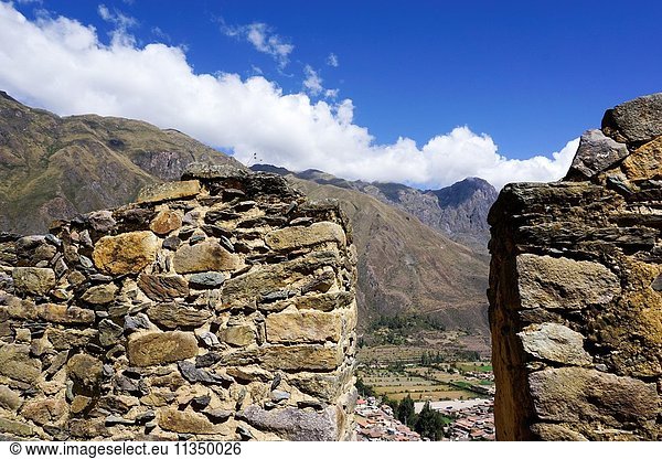 Peru Cuzco Old ruins of Machu Picchu.