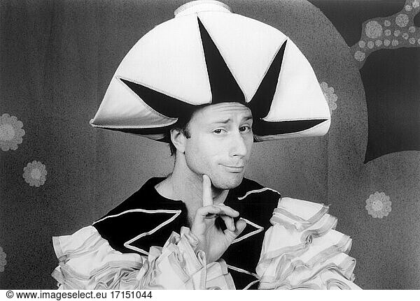 Peter Slutsker  Head and Shoulders Portrait during Theater Production of Stardust   early 1990's