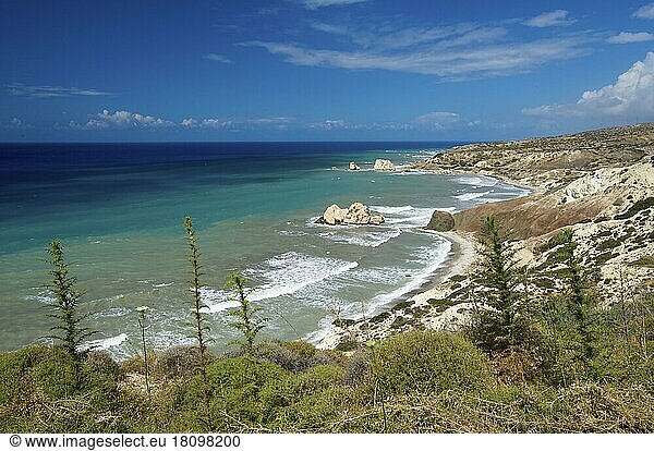 Petra tou Romiou  Felsen der Aphrodite an der Südküste  Süd Zypern