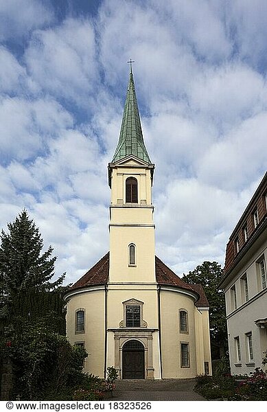 Petrikirche Minden from the year 1743  Minden  North Rhine-Westphalia  Germany  Europe