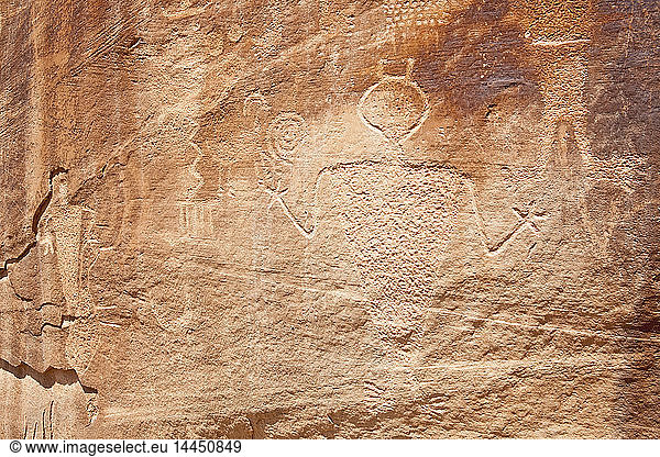 Petroglyphen der amerikanischen Ureinwohner