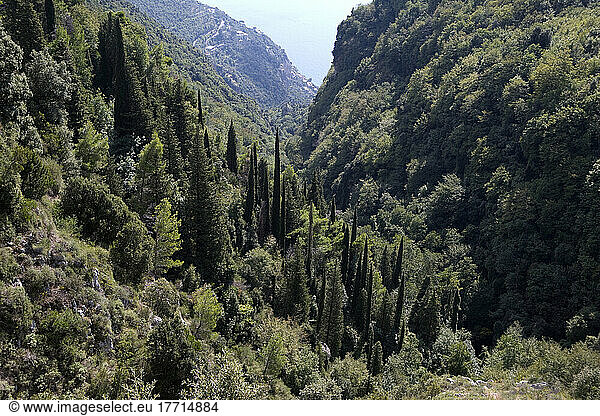 Pfad der Götter Wanderweg  Amalfiküste  Italien