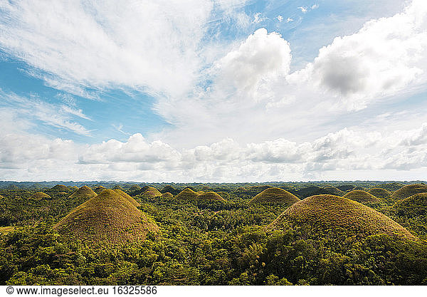 Philippines  Bohol  view to Chocolate Hills