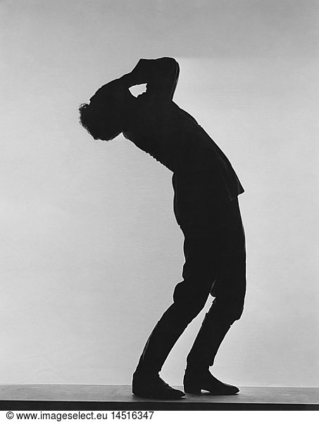 Phillips Holmes  Silhouette Portrait for the Film  Broken Lullaby  Paramount Pictures  1932