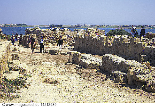 phoenician remains,  mozia,  Italy