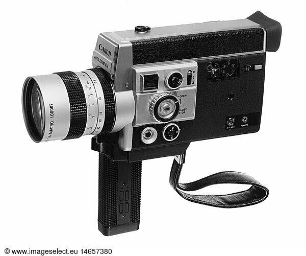 photography  cameras  film cameras  Canon Auto Zoom 814  Japan  1966 - 1971  20th century  1960s  60s  1970s  70s  technology  engineering  technologies  cine camera  cine cameras  substandard film  substandard films  Super 8 mm film  Super 8  leisure time  free time  spare time  hobby  fad  fads  hobbies  clipping  cut out  cut-out  cut-outs  historic  historical  clipping  cut out  cut-out  cut-outs