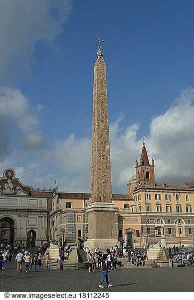 Piazza del Popolo  Rome  Italy  Europe