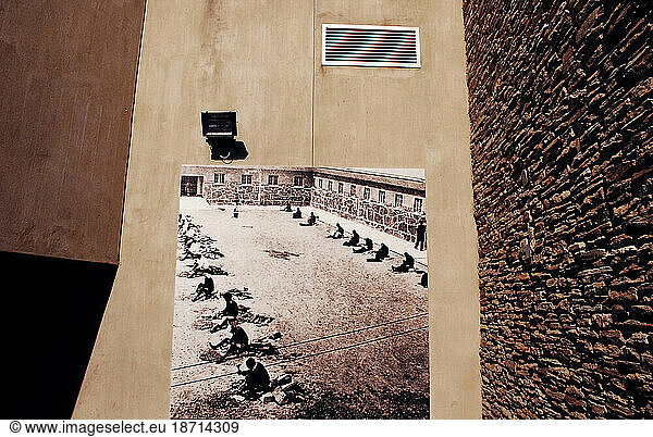 Picture about apartheid in the Apartheid Museum  Johannesburg