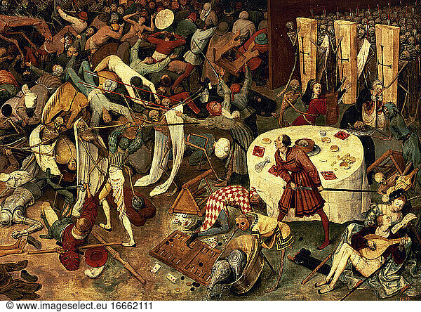Pieter Brueghel the Elder (1525-1569). Netherlandish painter. The Triumph of Death  1562-1563. Prado Museum. Madrid. Spain.