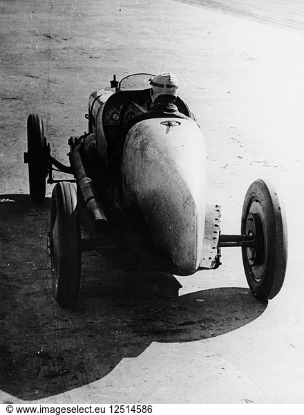 Pietro Bordino fährt in einem 2-Liter-Fiat davon  1924. Künstler: Unbekannt