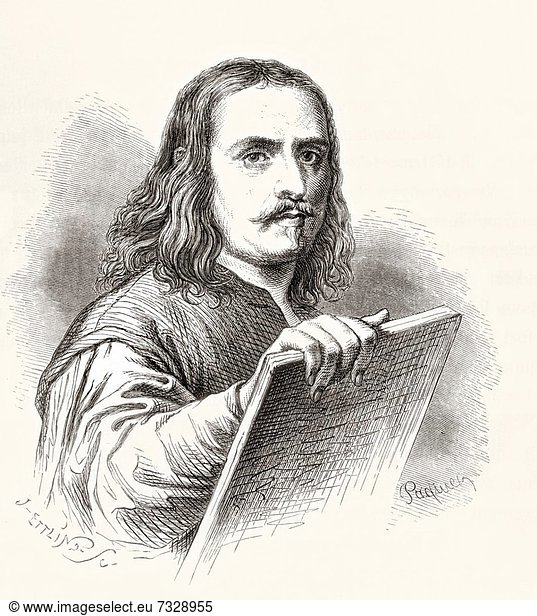 Pietro Testa  1611–1650 Italian High Baroque artist  printmaker and draftsman From Histoire des Peintres  École Florentine  published 1876