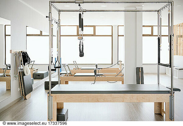 Pilates machine in studio