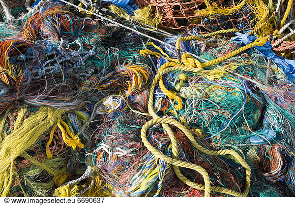 Pile of Fishing Nets  Fisherman's Terminal  Seattle  WA
