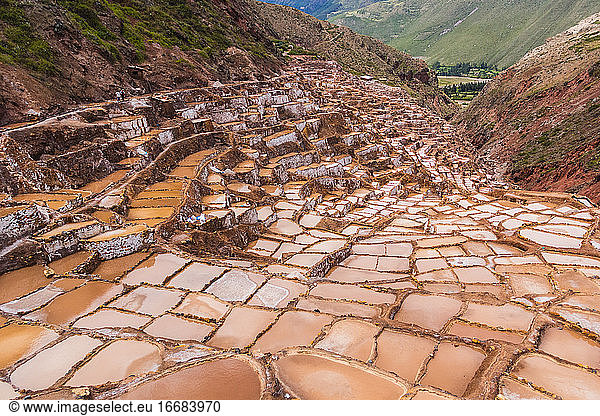 Piletten aus Salz in Cusco  Peru