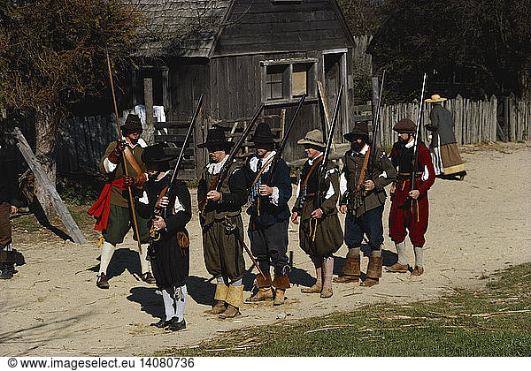 Pilgrims At Plymouth Plantation Pilgrims At Plymouth Plantationu S