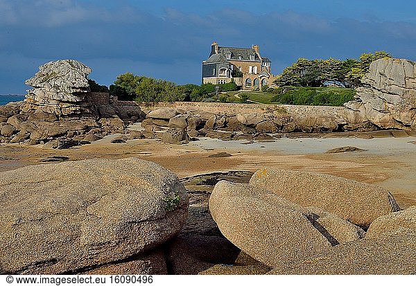 Pink Granite Coast. Tregastel  Brittany  France
