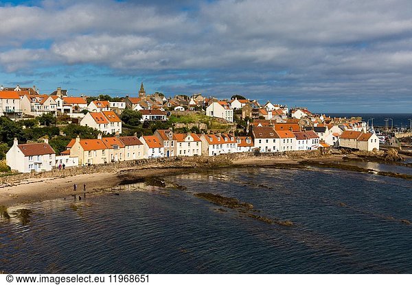 Pittenweem sea front. Fife Scotland UK.