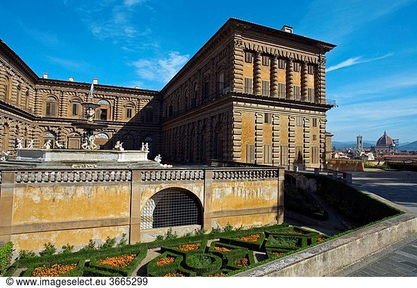 Pitti Palace. Florence. Tuscany. Italy.
