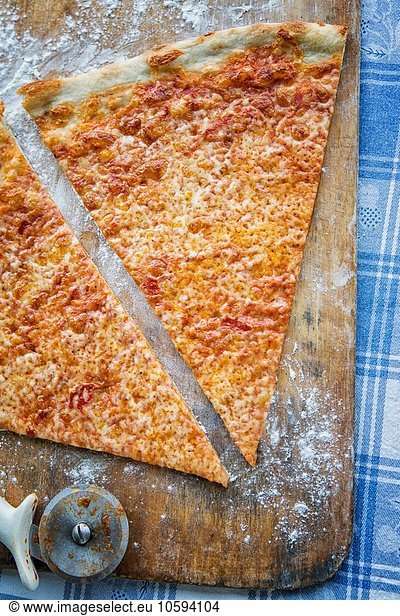 Pizzascheibe  Ansicht von oben