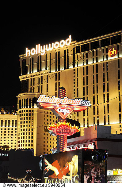 Planet Hollywood Hotel  Harley Davidson Cafe  Las Vegas  Nevada  USA
