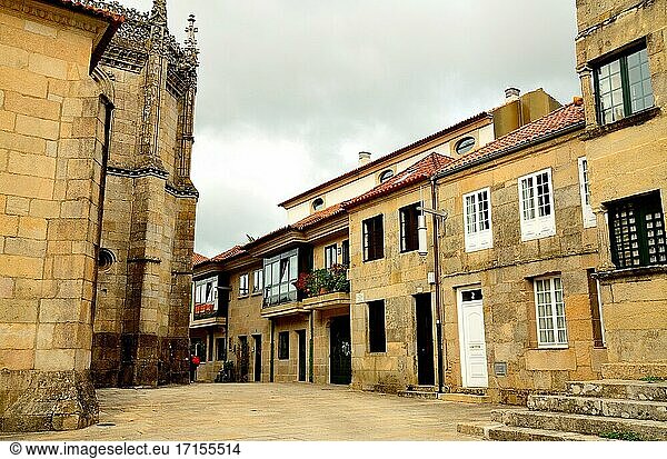 Platz von Alonso de Fonseca im Zentrum von Pontevedra  Spanien.
