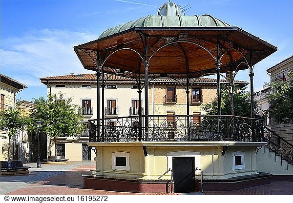 Plaza de Espa?a  Miranda de Ebro - historischer Teil der Stadt  Provinz Burgos  Kastilien und Le?n  an der Grenze zur Provinz Álava und der autonomen Gemeinschaft La Rioja  Spanien  Europa