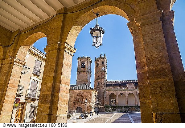 Plaza Mayor. Alcaraz  Provinz Albacete  Kastilien-La Mancha  Spanien.