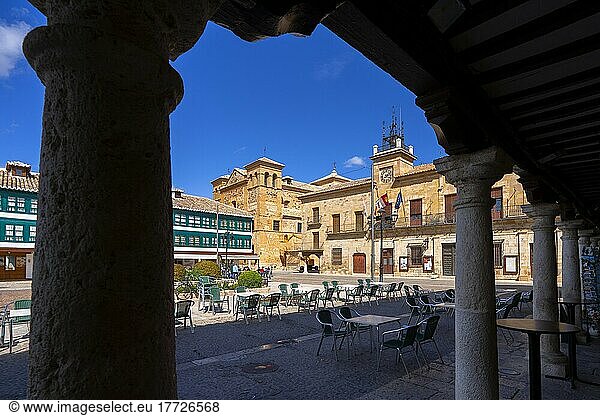 Plaza Mayor  Almagro  Ciudad Real  Kastilien-La Mancha  Spanien  Europa