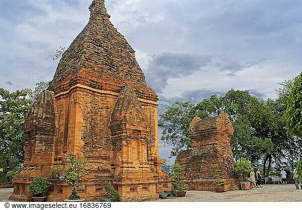 Po Nagar-Tempel Cham-Türme  Nha Trang  Provinz Khanh Hoa  Vietnam.
