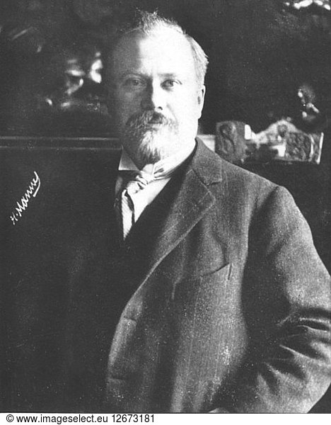 Poincare (Raymond)  um 1893. Künstler: Henri Manuel.